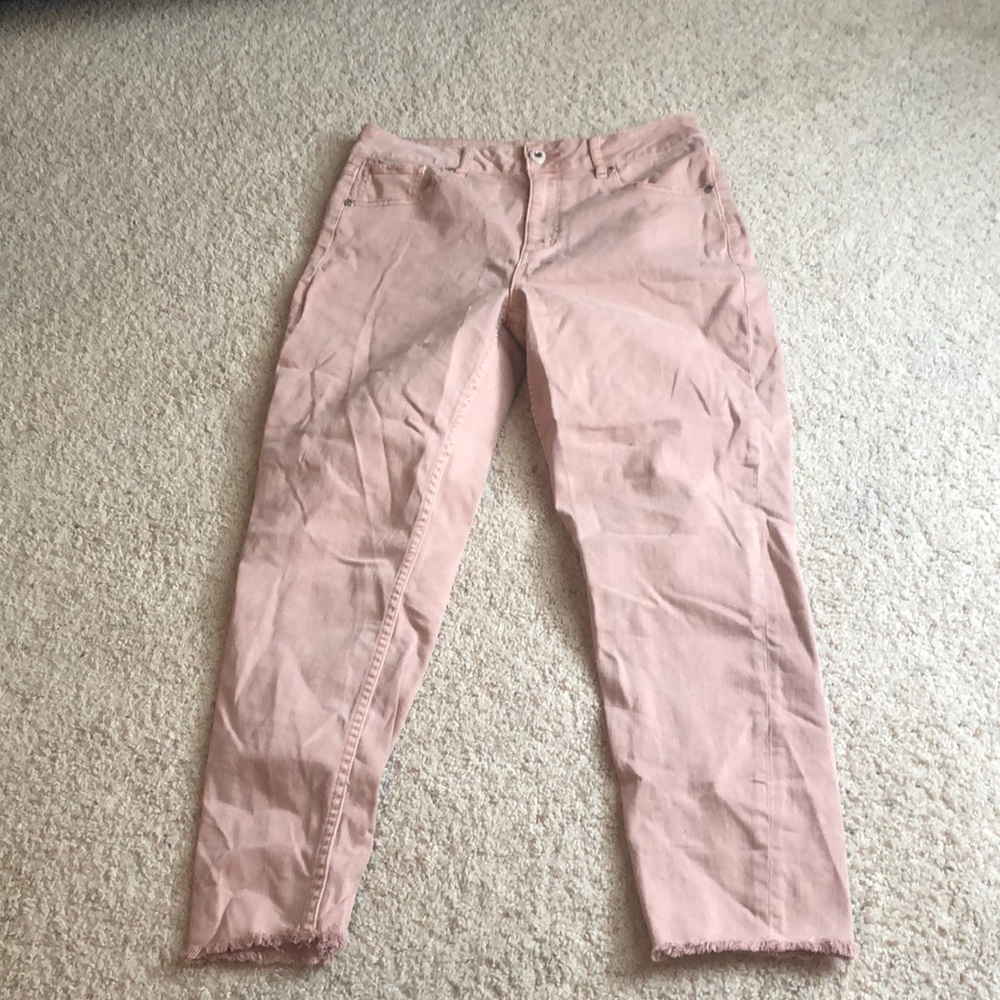 Pink jeans